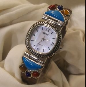 NOS MOP Vintage Fashion Watch